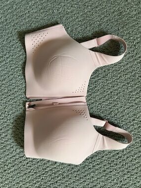 🔥Victoria's Secret Pink Zip-Front Sports Bra with Racerback Sz 36D New